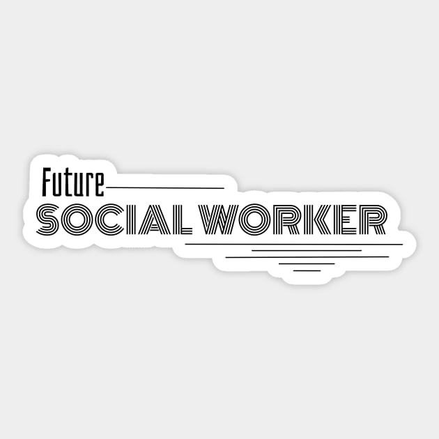 Future social worker Sticker by santhiyou